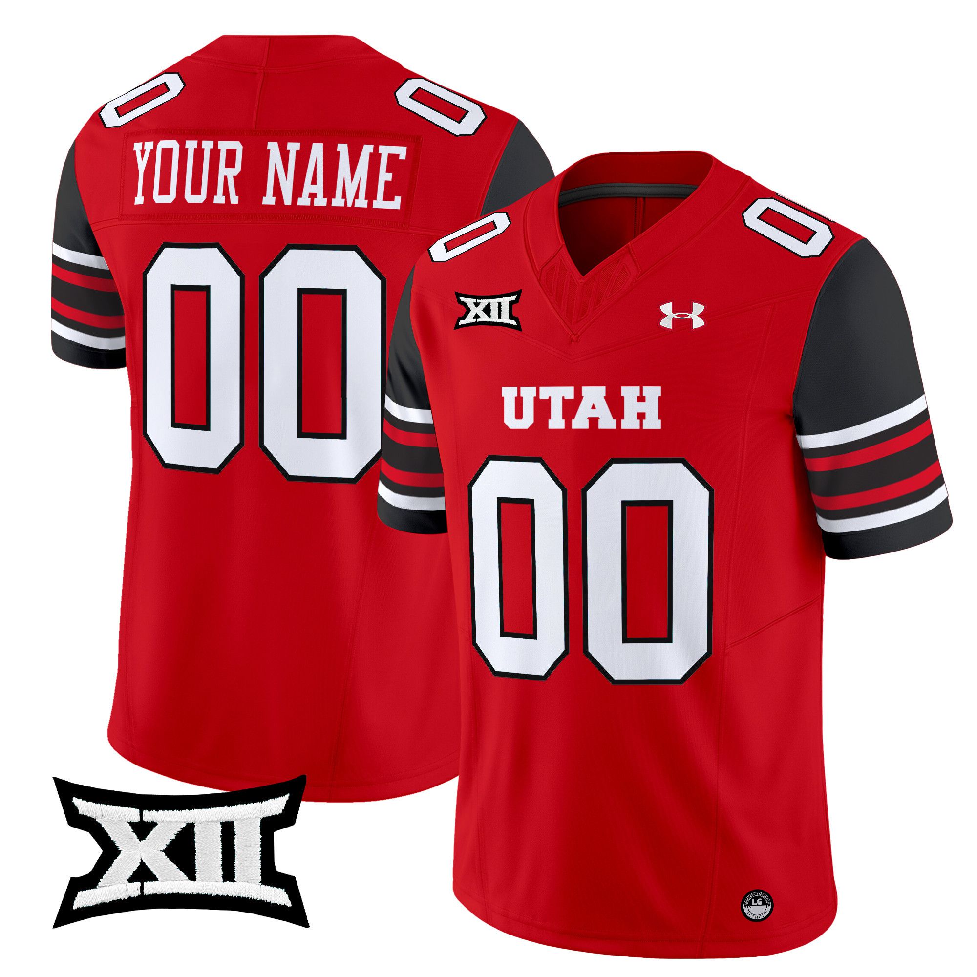 Men Utah Utes Red 2024 Vapor Limited Custom NCAA Jersey->more ncaa teams->NCAA Jersey